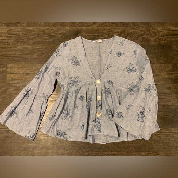 Zara Floral Blouse - Picture 3 of 3